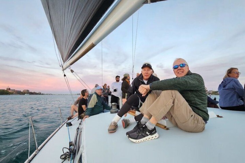 Detroit Sunset Sail on the River 3