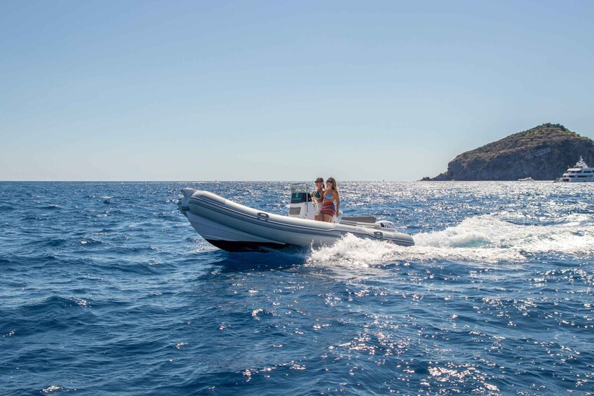 Picture 1 for Activity Ischia Island: 40 hp inflatable boat rental without a license 2