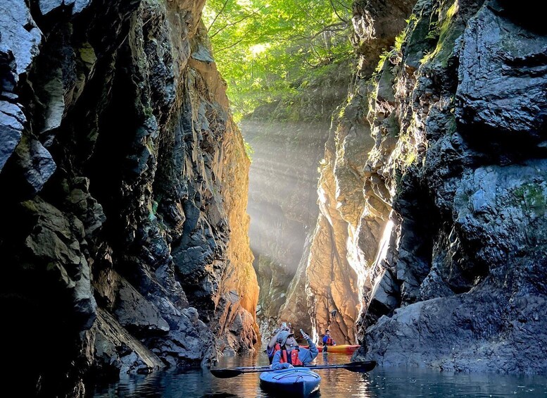 Picture 2 for Activity Yamagata, Japan: Mifuchi Gorge Guided Canoe Tour 5