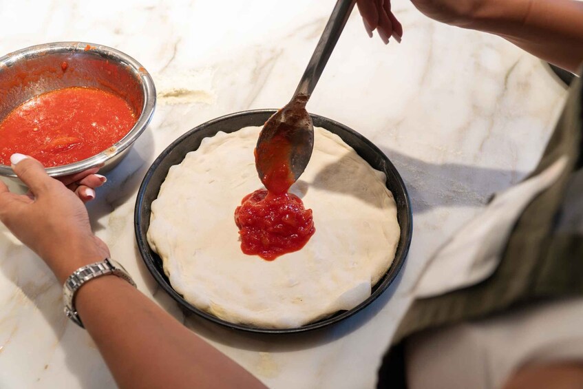 Picture 12 for Activity 3-in-1 Cooking Class: Pizza, Pasta, Italian Dessert & Wine 5