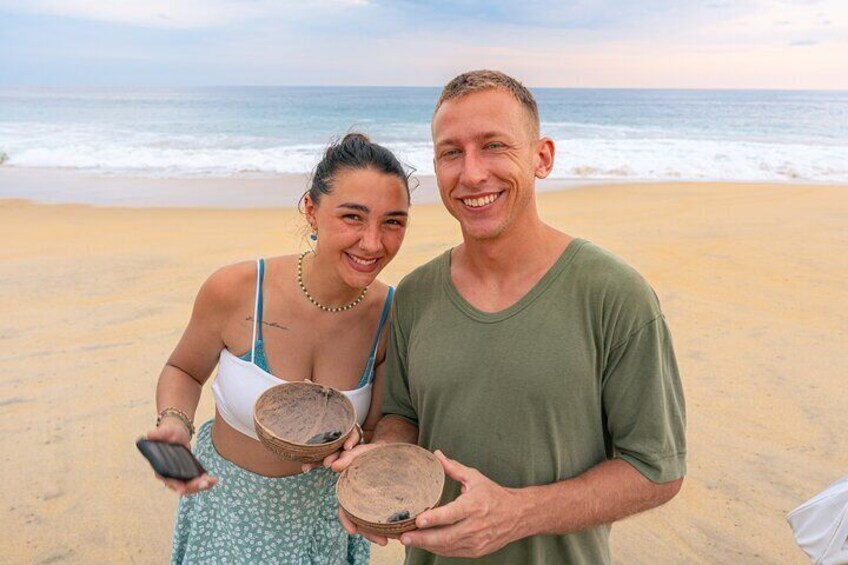 Releasing Turtles During the Sunset 5