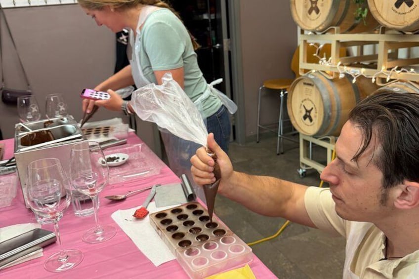 Chocolates and Cheers Chocolate Making and Optional Wine Tasting 4