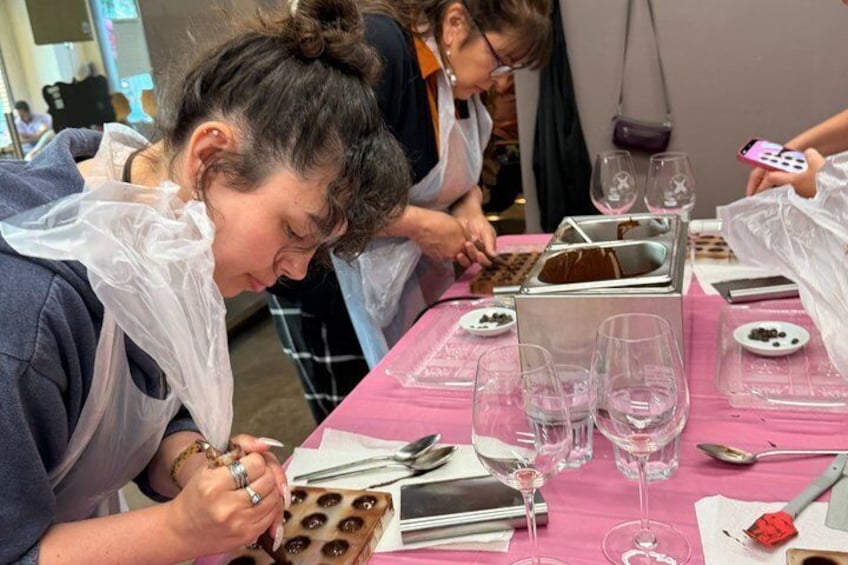 Chocolates and Cheers Chocolate Making and Optional Wine Tasting 5