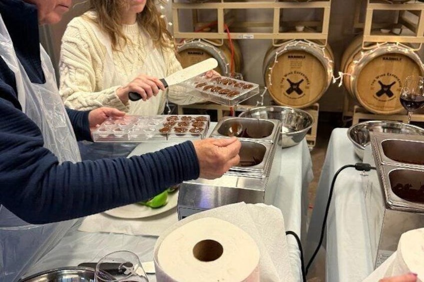 Chocolates and Cheers Chocolate Making and Optional Wine Tasting 1