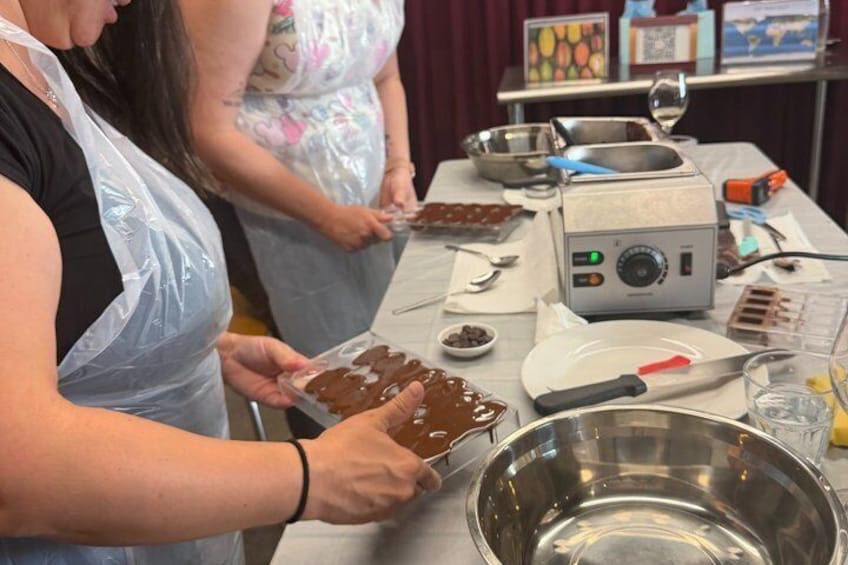 Chocolates and Cheers Chocolate Making and Optional Wine Tasting 3