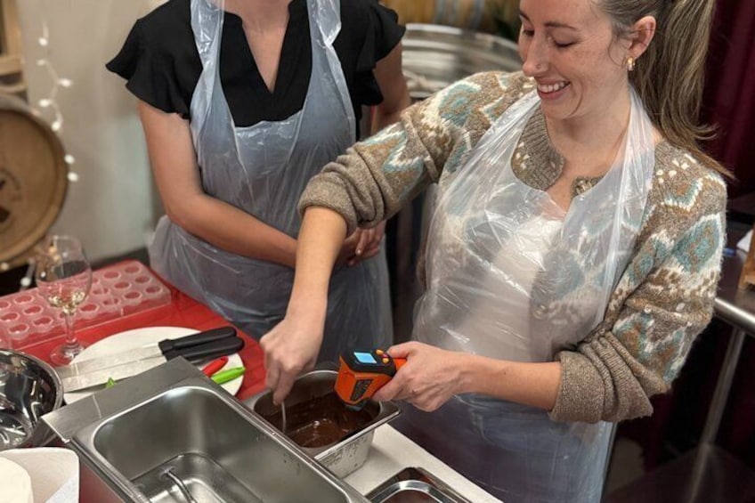Chocolates and Cheers Chocolate Making and Optional Wine Tasting 1
