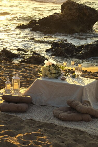 Picture 9 for Activity Chania: Romantic Beach Setup for Couples with Prosecco 5