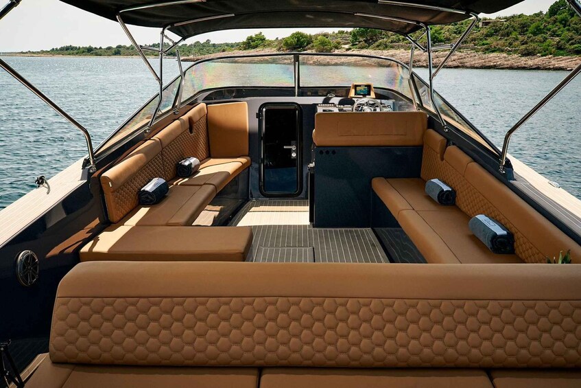 Picture 2 for Activity From Poreč, Vrsar or Funtana: Brunch & Swim on Private Boat 2