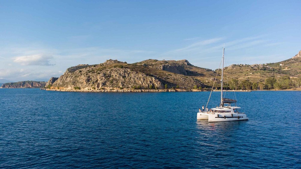 Picture 2 for Activity Nafplio: VIP Bespoke Catamaran Voyage (Half or Full Day) 3