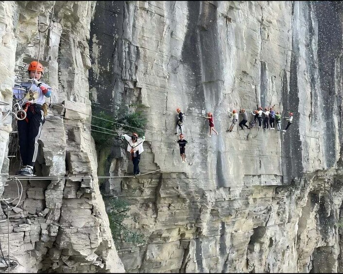 Picture 3 for Activity Chongqing Jinfoshan Via Ferrata Climbing Experience 3