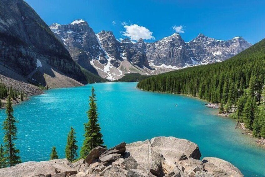 Calgary to Lake Louise Moraine Lake Emerald Lake and Takakkaw 5