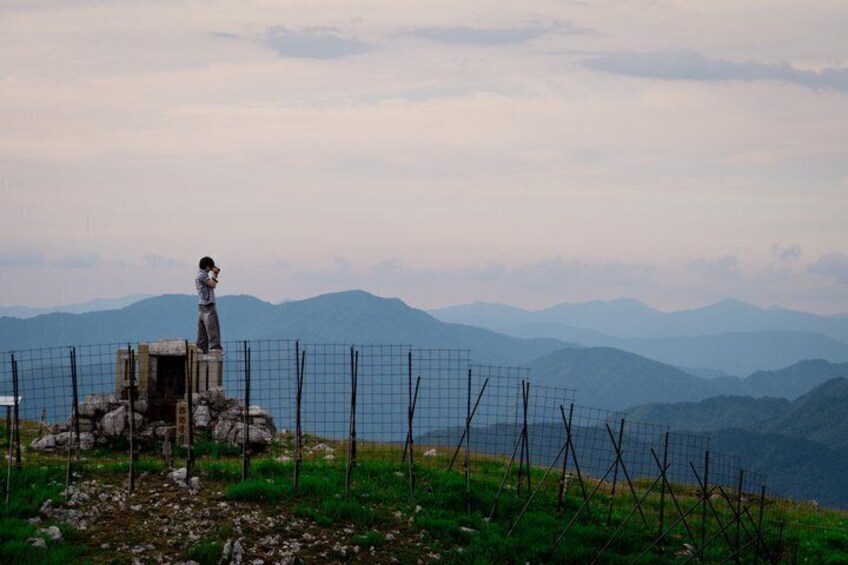 Mt Ibuki Drive and Hike up to the Sky Tour Private Car Guided 4