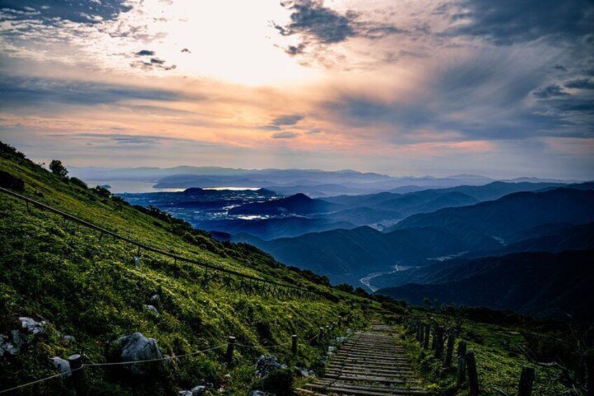 Mt Ibuki Drive and Hike up to the Sky Tour Private Car Guided 1