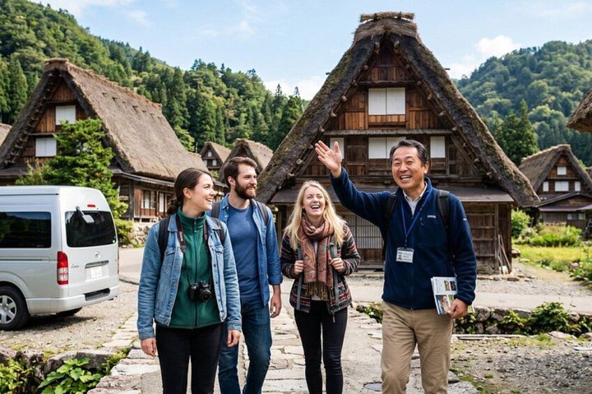 Port pick up Toyama Private Tour with Licensed Guide and Vehicle 1
