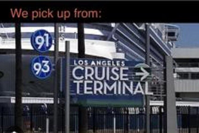 Tour of LA and Hollywood from Norwegian Cruise Ship Terminal 1