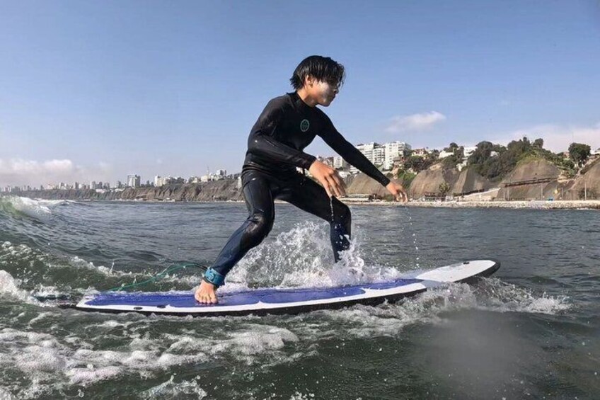 Connect with the Pacific Ocean discover the soul of Lima surfing 2