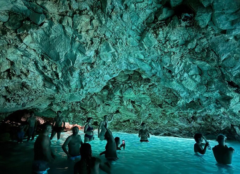 Picture 5 for Activity Tirana/Golem: Grama Bay,Blue Cave & Riviera by Speedboat 1
