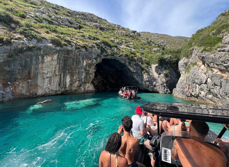 Picture 1 for Activity Tirana/Golem: Grama Bay,Blue Cave & Riviera by Speedboat 2