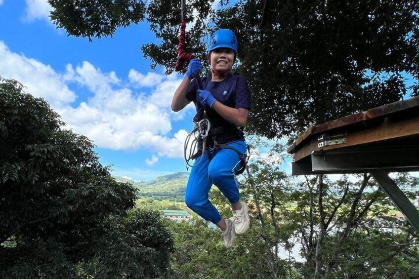 Free Fall Jump and 100m Zipline in Phuket by Jungle Xtrem 1