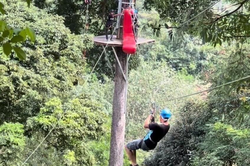 Free Fall Jump and 100m Zipline in Phuket by Jungle Xtrem 3