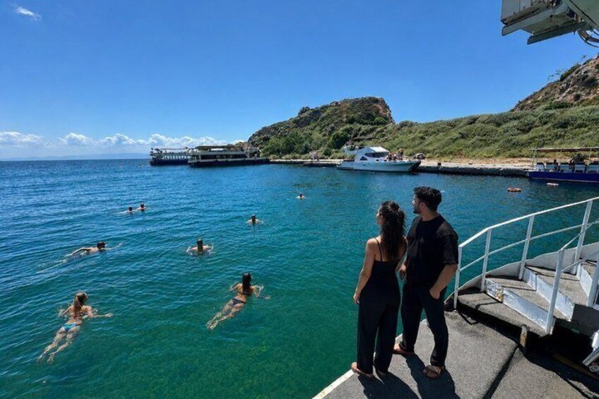 From Istanbul Swimming Tour in the Marmara Sea by Boat with Lunch 1