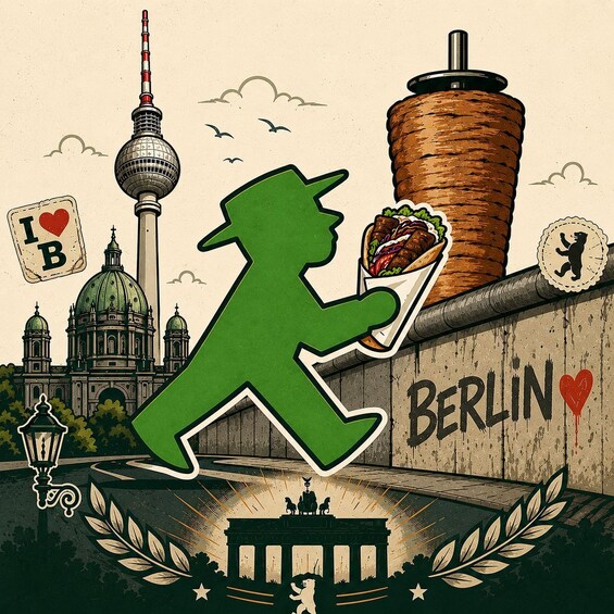 Berlin: Kebab Tour & Berlin Wall, including Gourmet kebab & delicious desserts 1