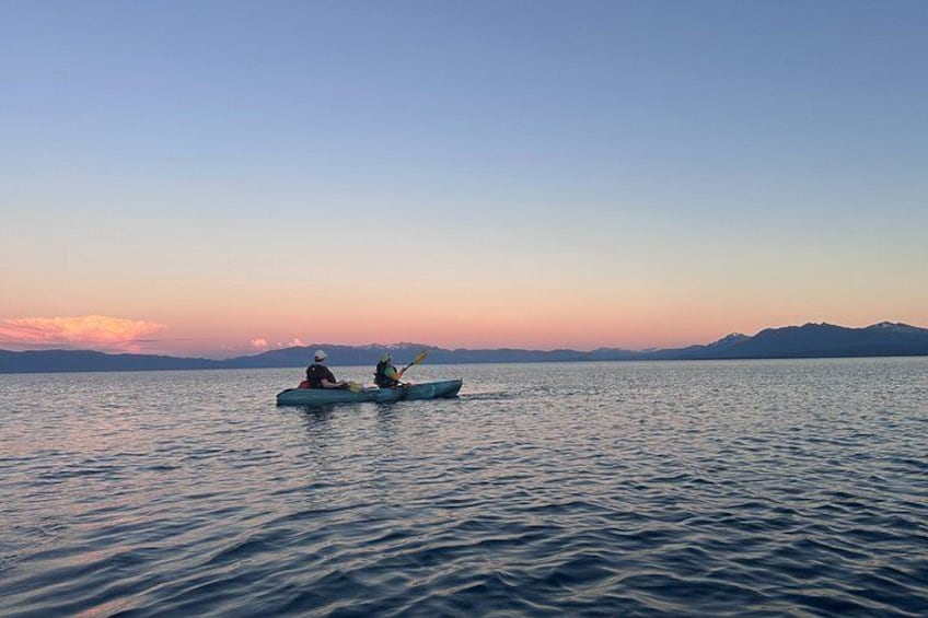 Sunset Kayak Tour in Tahoe City For 2 People Double Kayak 4