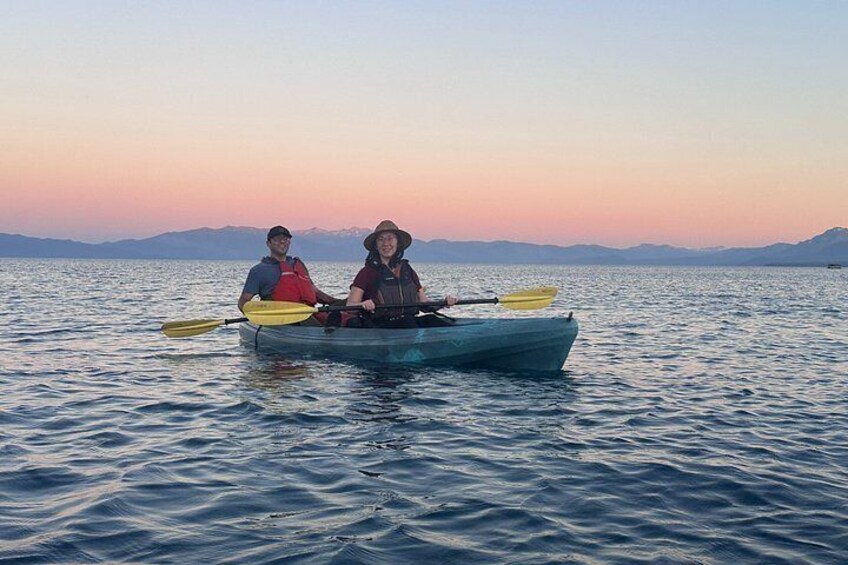 Sunset Kayak Tour in Tahoe City For 2 People Double Kayak 5