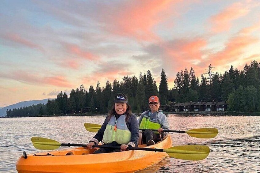 Sunset Kayak Tour in Tahoe City For 2 People Double Kayak 2
