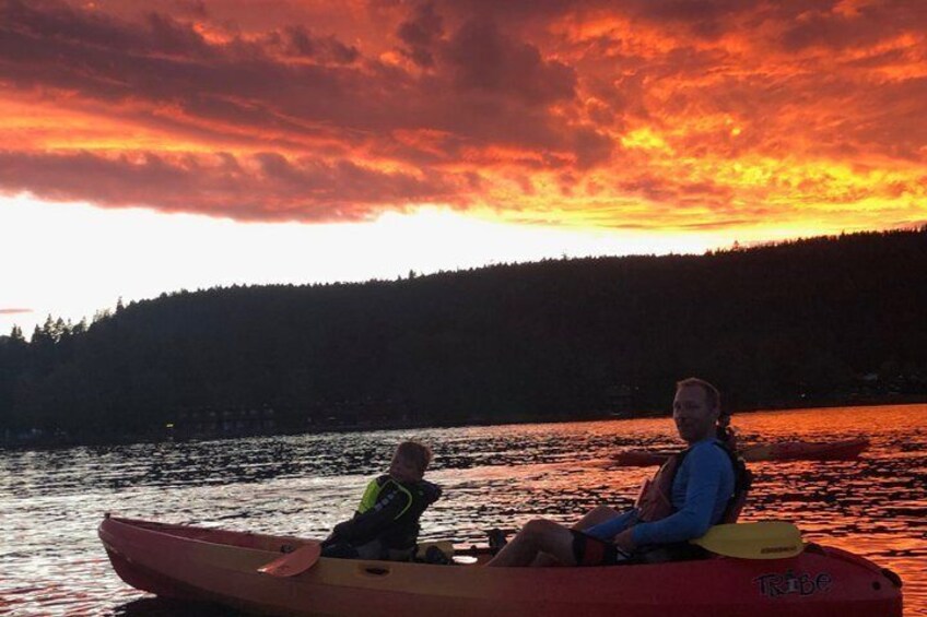 Sunset Kayak Tour in Tahoe City For 2 People Double Kayak 1