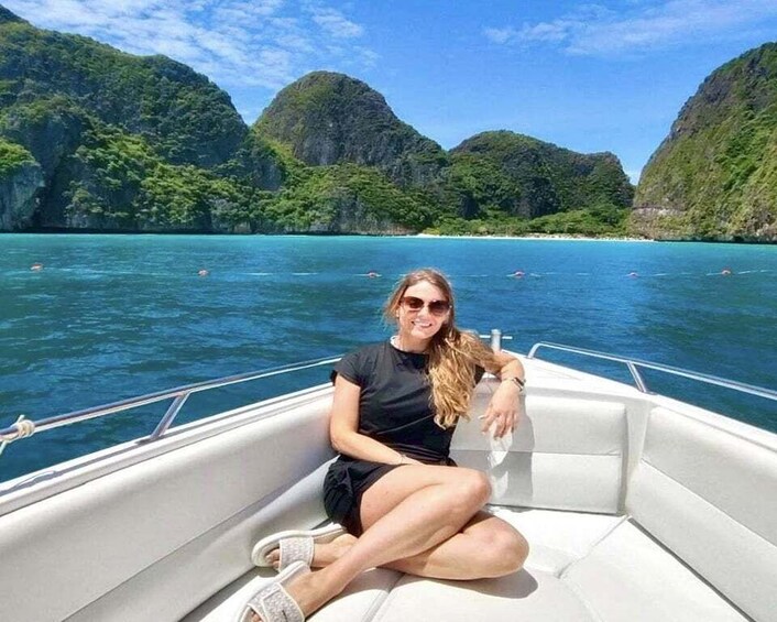 Picture 2 for Activity Phuket: Private Sunrise Tour to Phi Phi & Bamboo Islands 4