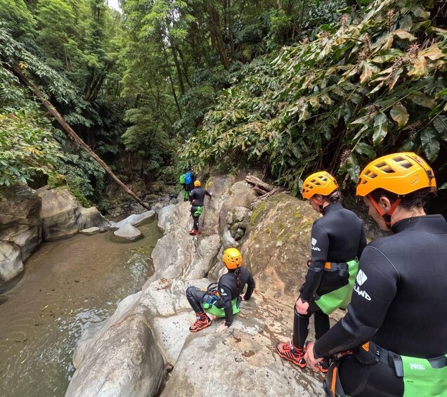 Picture 3 for Activity Azores: Salto do Cabrito Canyoning Adventure 5