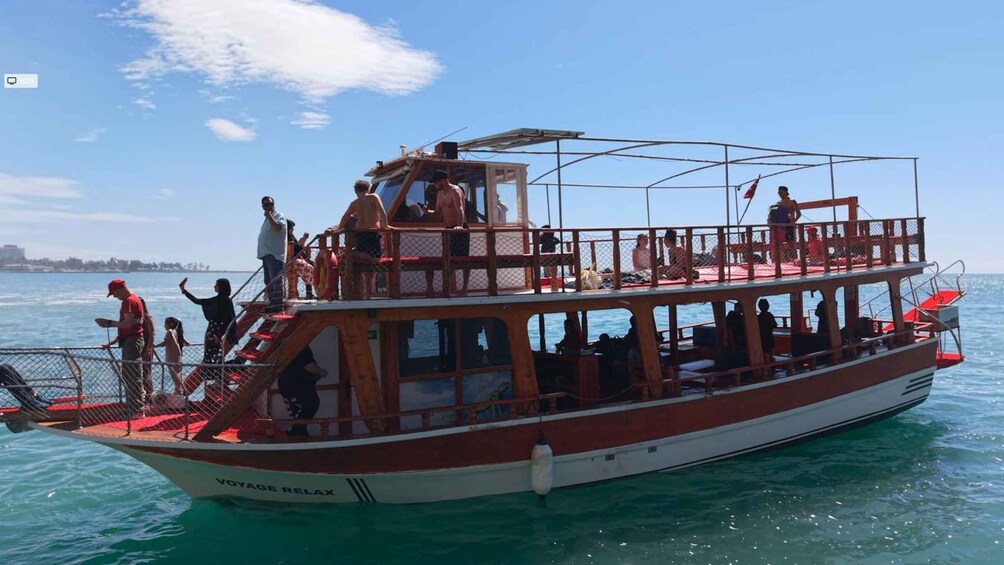 Picture 12 for Activity Antalya: Duden Waterfall Sunset Cruise with Unlimited Wine 5