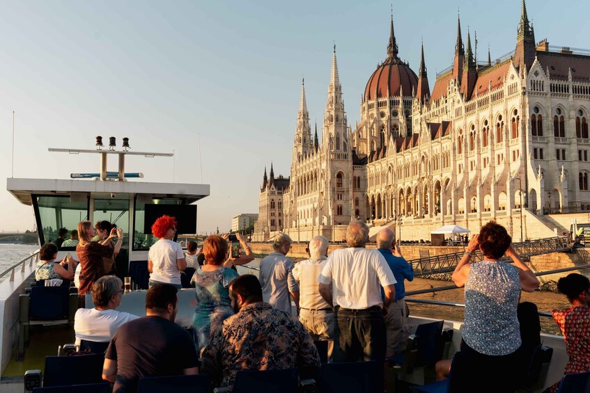 Picture 1 for Activity Budapest: Sunset Cruise with 1 drink 4