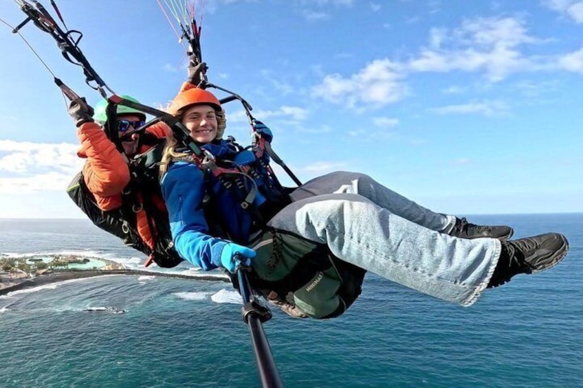 Paragliding Above Puerto De la Cruz 1