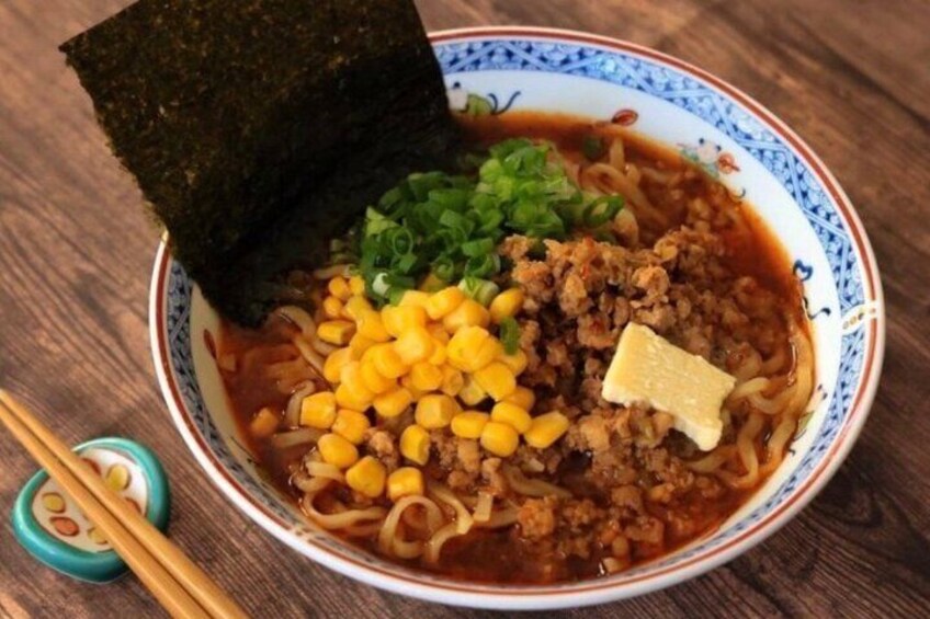 Osaka Handmade Ramen Gyoza Wagashi and Matcha Cooking Class 5