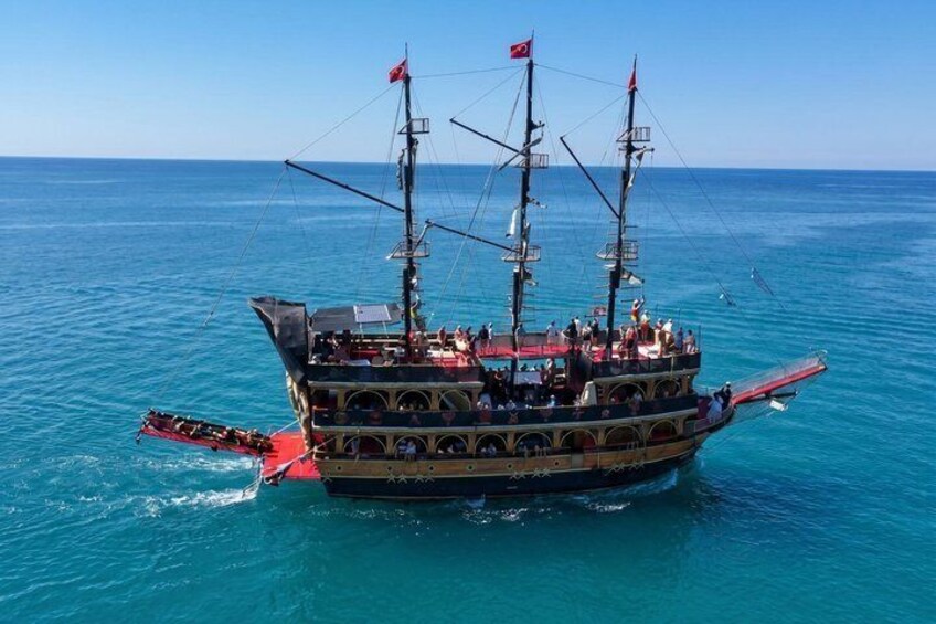 Antalya Pirate Boat Trip Foam Party with Lunch and Transfers 2
