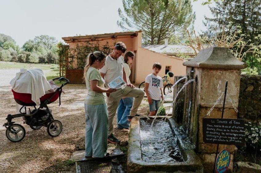 Provence, Walk The Footprint of Time Track Game, Wine 3