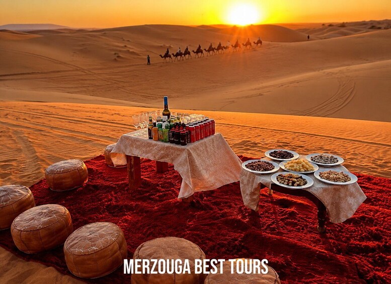 Picture 7 for Activity Merzouga: Romantic Wine Experience with Private Desert Table 3
