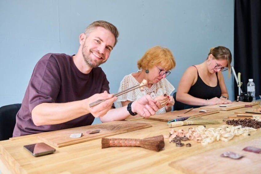 Tokyo Asakusa Chopstick Making Workshop 2
