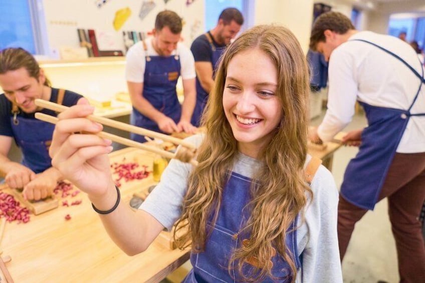 Tokyo Asakusa Chopstick Making Workshop with Locals 1
