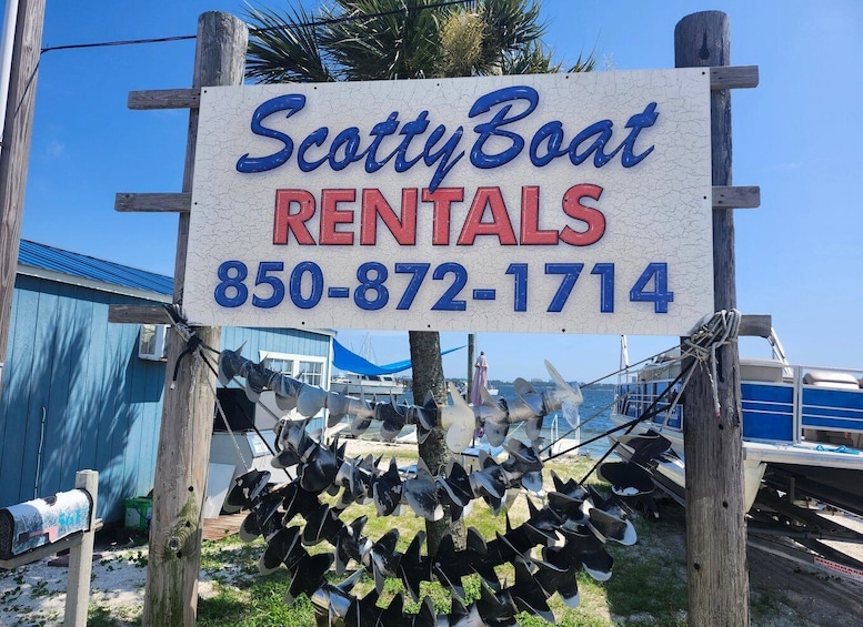 Picture 2 for Activity Panama City: Shell Island Pontoon Boat Rental 3