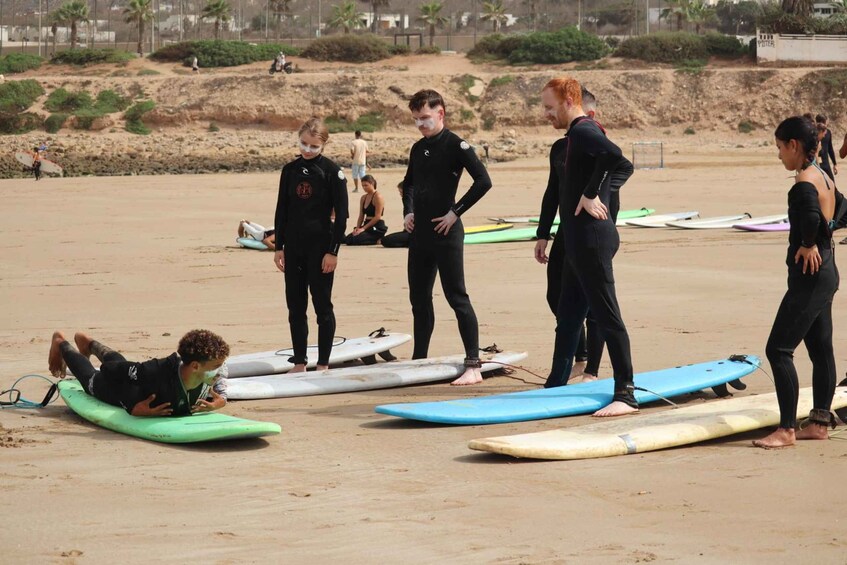 Picture 3 for Activity Tamraght: Beginner Surf Lesson with Equipment 3