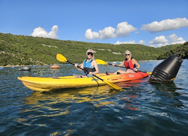 Picture 2 for Activity From Rovinj: Lim Bay Kayak Tour with Guide 3