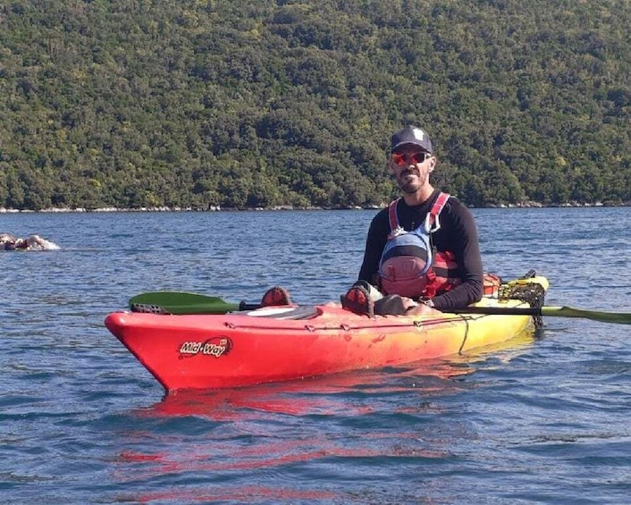 Picture 6 for Activity From Rovinj: Lim Bay Kayak Tour with Guide 4