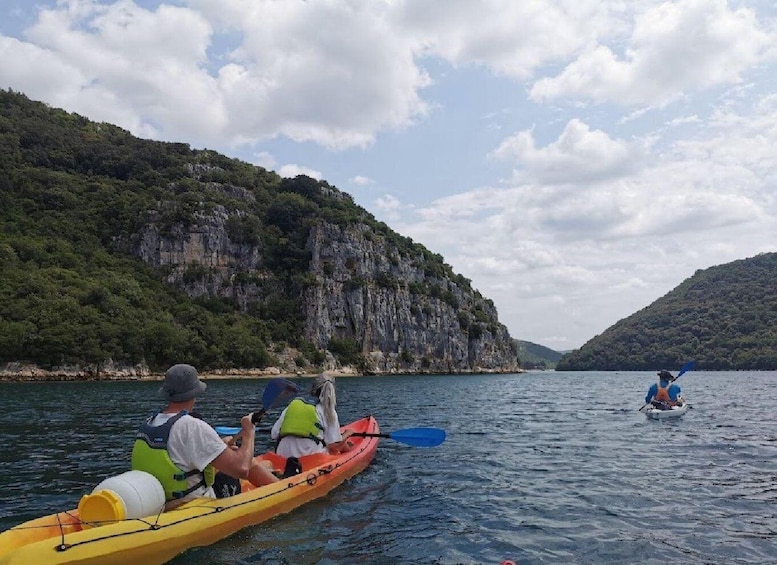 From Rovinj: Lim Bay Kayak Tour with Guide 1