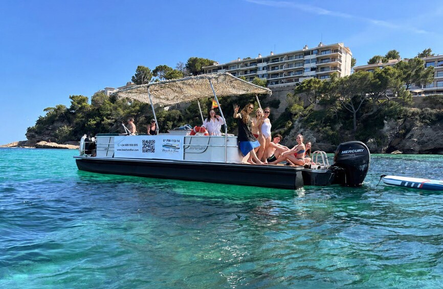 Mallorca: Sunset Private Boat Charter with Cava & Swim stops 1
