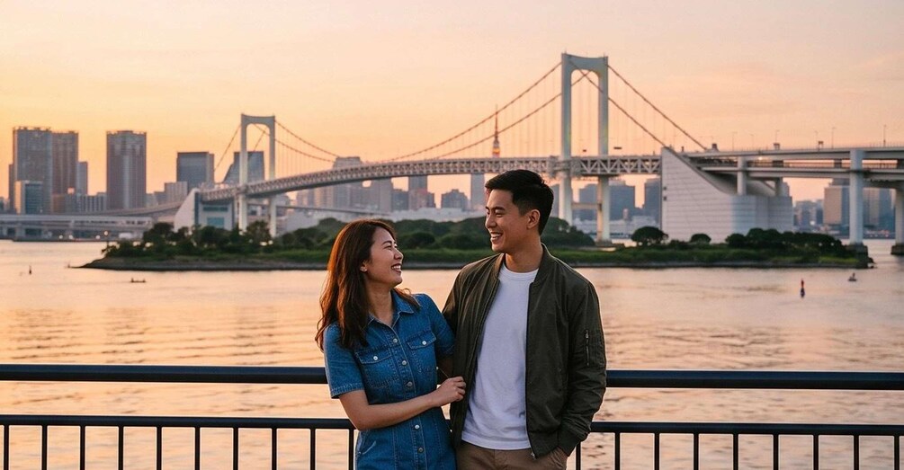 Tokyo: Odaiba Private Photoshoot with 50-100 Photos 1