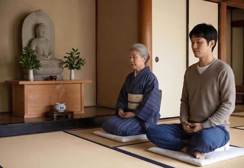 Picture 1 for Activity Tokyo: Morning Zen Meditation – Monk-Led Zazen with Locals 3