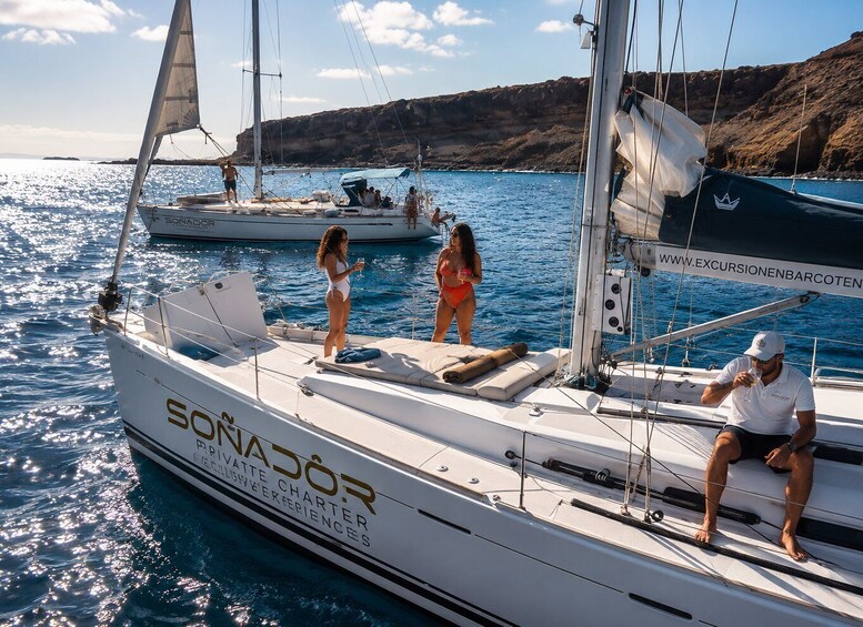 Picture 2 for Activity Los Cristianos: Private Sailing Trip with Food, Drinks & Swim Stops 4